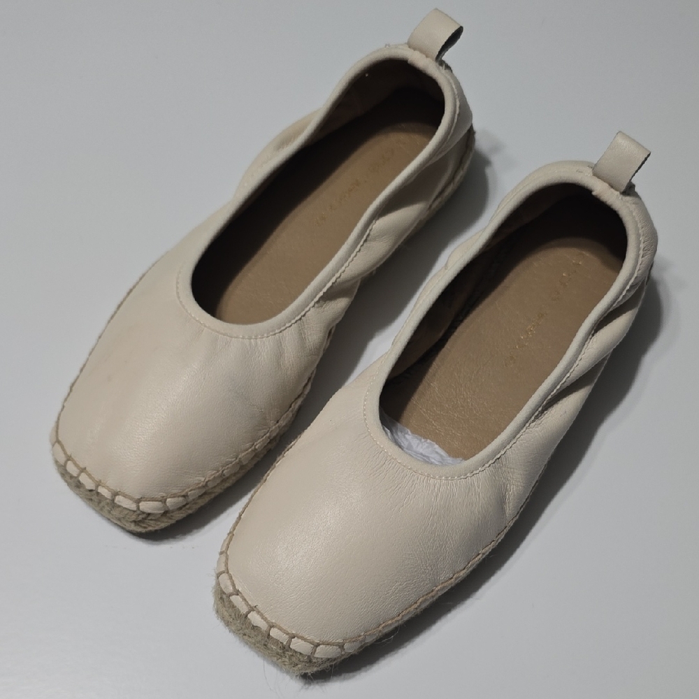 Andre Assous Cream Espadrilles